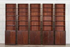 Modernes Mid-Century Bücherregal aus Mahagoni, 1960er
