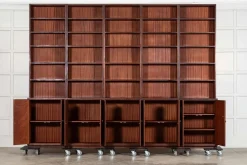 Modernes Mid-Century Bücherregal aus Mahagoni, 1960er