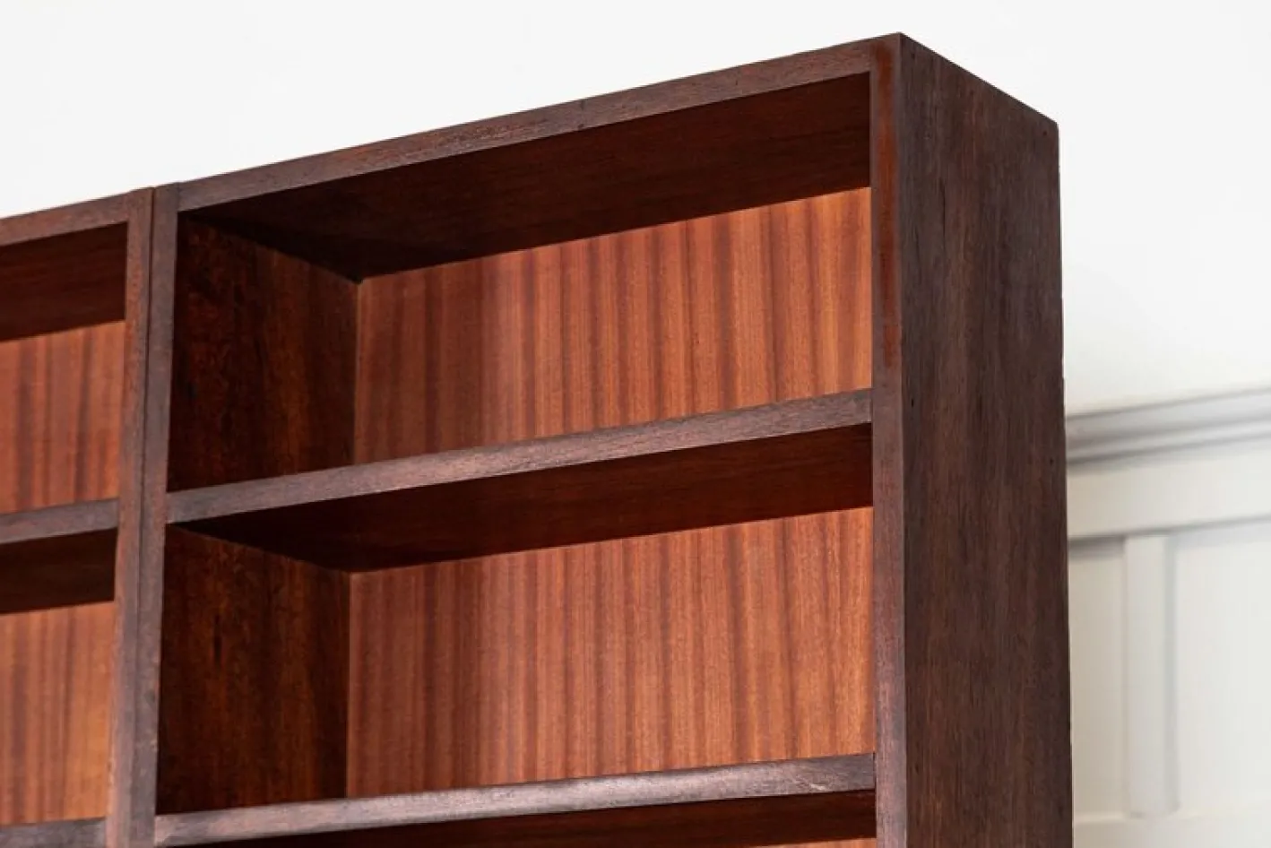 Modernes Mid-Century Bücherregal aus Mahagoni, 1960er