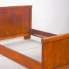 Modernes portugiesisches Mid-Century Holz Bettgestell, 1950