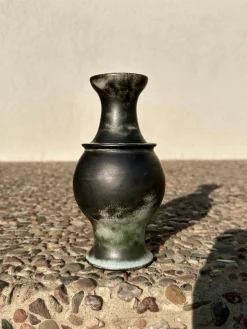 Moderne Studio Keramikvase von Ulli Wittich-Großkurth, Jena, 1960er