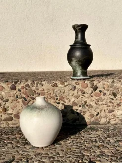 Moderne Studio Keramikvase von Ulli Wittich-Großkurth, Jena, 1960er