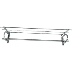 Modernistische Art Deco Bauhaus Garderobe aus Chrom, 1930er