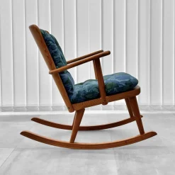 Modernistischer Modell 513 Schaukelstuhl aus Kiefernholz von Göran Malmvall für Karl Andersson & Söner, Schweden, 1940er