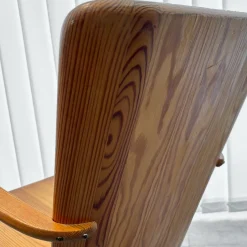 Modernistischer Modell 513 Schaukelstuhl aus Kiefernholz von Göran Malmvall für Karl Andersson & Söner, Schweden, 1940er