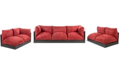 Modulare Down Sofas von Carlo Bartoli für Rossi di Albizzate, 1973, 3er Set