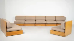 Modulare Mid-Century Modern Sitzgruppe, Italien, 1960er, 8er Set