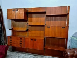 Modulares Bücherregal im skandinavischen Stil aus Teak, 1960er