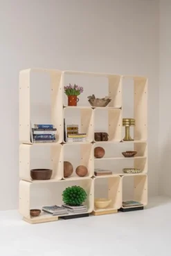 Modulares Bücherregal oder Raumteiler von Carlo De Carli für Fiarm, 1970er