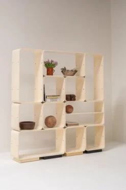 Modulares Bücherregal oder Raumteiler von Carlo De Carli für Fiarm, 1970er