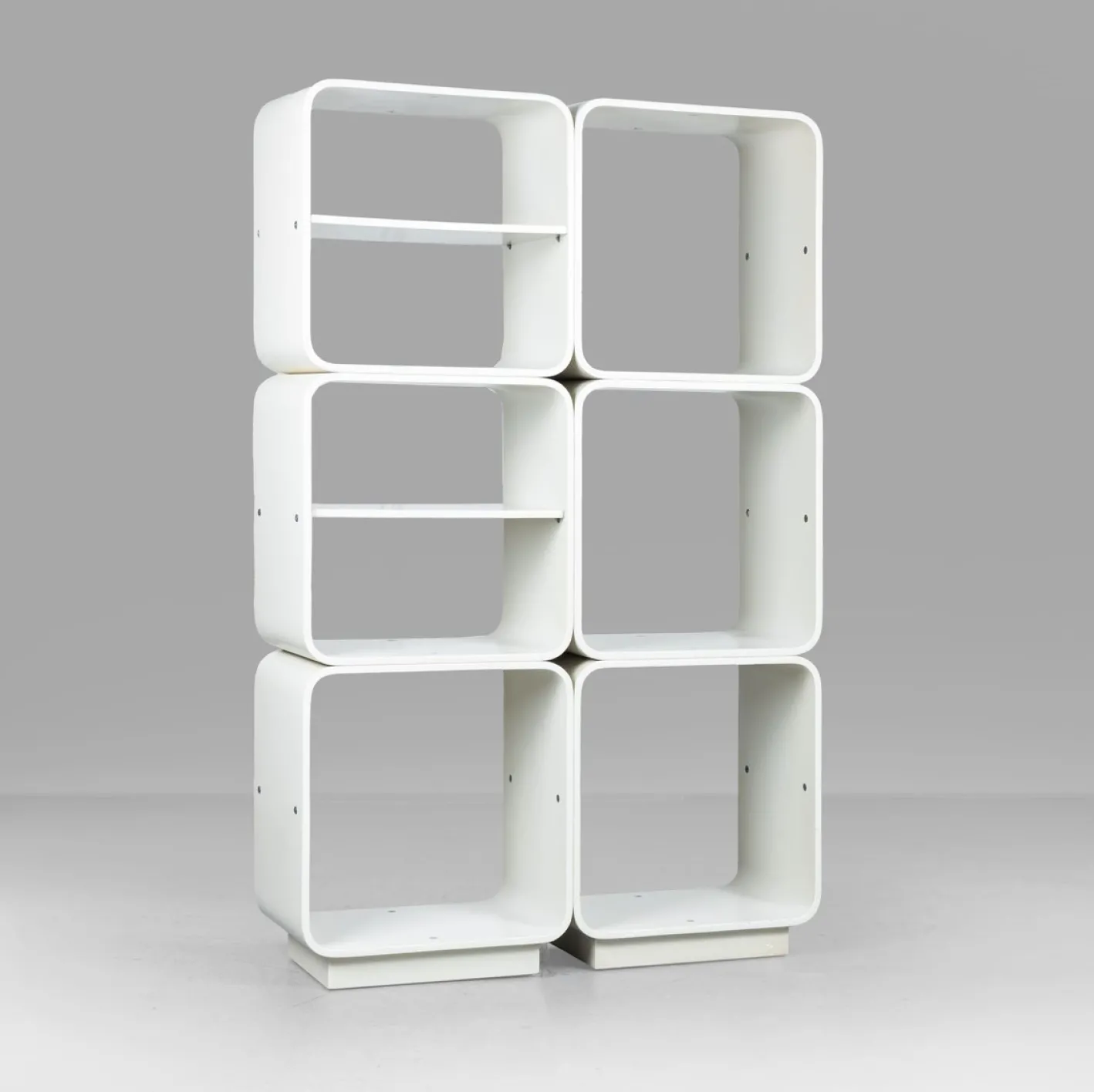 Modulares Bücherregal von Carlo De Carli für Fiam, 1970