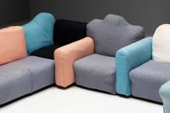 Modulares Cannaregio Sofa von Gaetano Pesce für Cassina, Italien, 1987, 6er Set