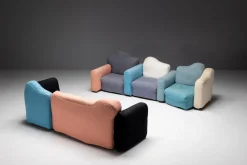 Modulares Cannaregio Sofa von Gaetano Pesce für Cassina, Italien, 1987, 6er Set