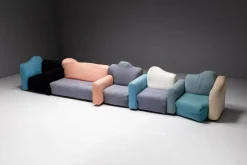 Modulares Cannaregio Sofa von Gaetano Pesce für Cassina, Italien, 1987, 6er Set