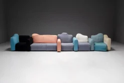 Modulares Cannaregio Sofa von Gaetano Pesce für Cassina, Italien, 1987, 6er Set
