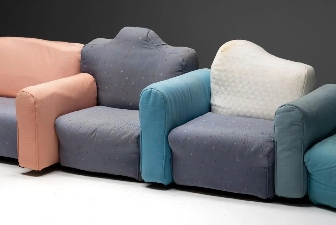 Modulares Cannaregio Sofa von Gaetano Pesce für Cassina, Italien, 1987, 6er Set