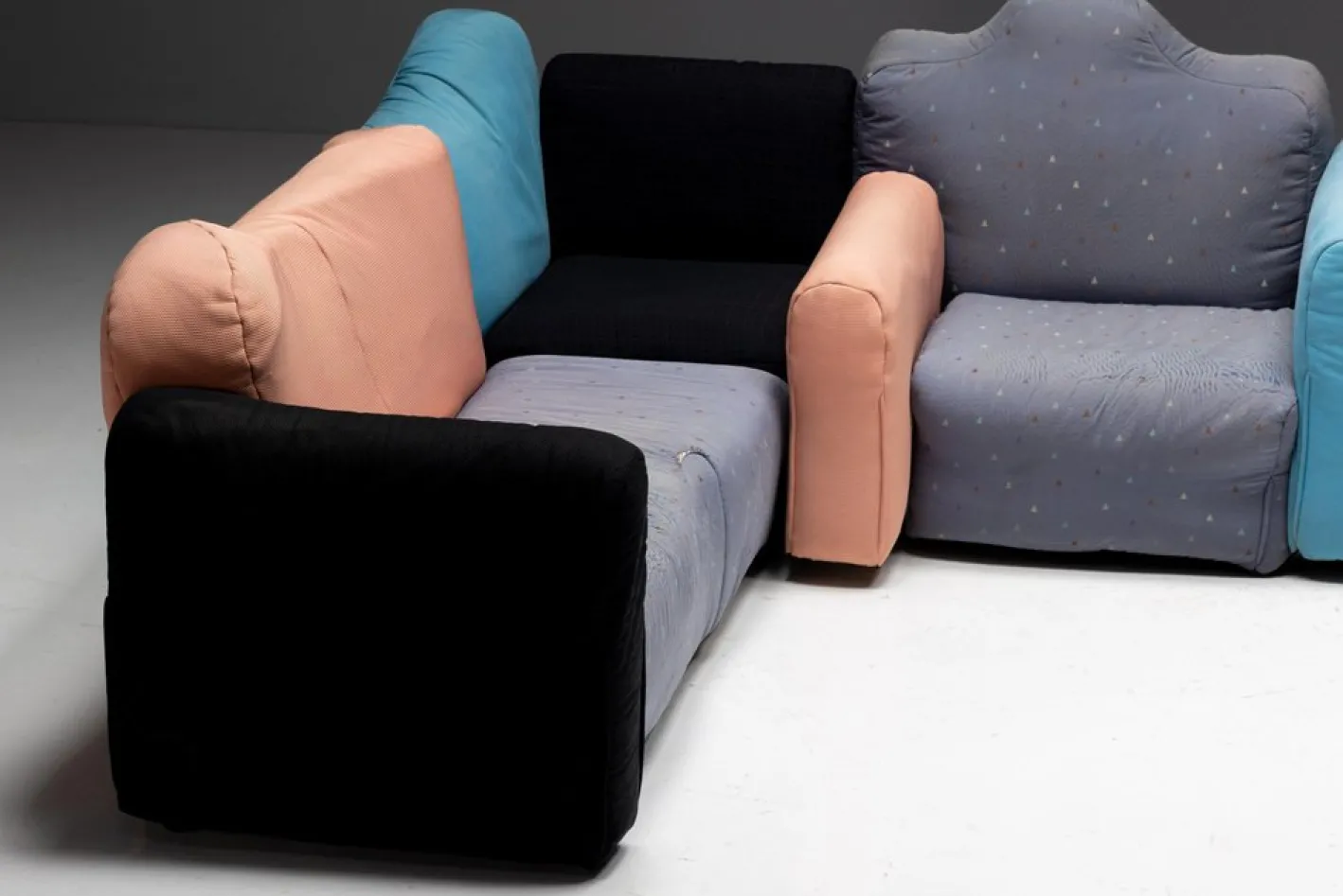 Modulares Cannaregio Sofa von Gaetano Pesce für Cassina, Italien, 1987, 6er Set