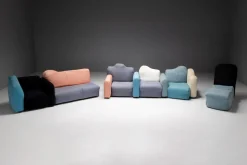Modulares Cannaregio Sofa von Gaetano Pesce für Cassina, Italien, 1987, 6er Set