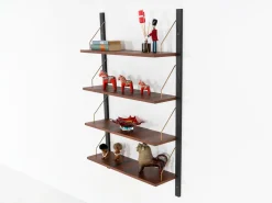 Modulares dänisches Regalsystem aus Eiche, 1960er