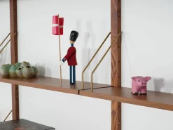 Modulares dänisches Regalsystem aus Teak, 1960er