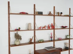 Modulares dänisches Regalsystem aus Teak, 1960er