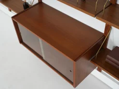 Modulares dänisches Regalsystem aus Teak, 1960er