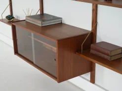 Modulares dänisches Regalsystem aus Teak, 1960er