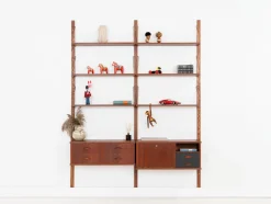 Modulares dänisches Regalsystem aus Teak, 1960er