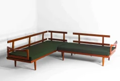 Modulares Ecksofa von Tove & Edvard Kindt-Larsen, 1960er, 2er Set