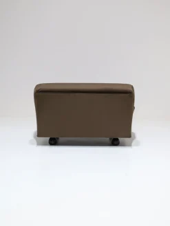 Modulares Fianda Sofa & Sessel aus Braunem Samt von Vico Magistretti für Cassina, 1970er, 4er Set