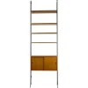 Modulares freistehendes raumhohes italienisches Mid-Century Bücherregal, 1950er