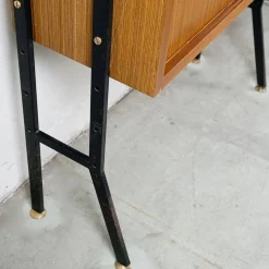 Modulares freistehendes raumhohes italienisches Mid-Century Bücherregal, 1950er