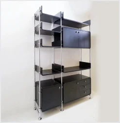 Modulares Indra Regalsystem von Omnia, Deutschland, 1970er