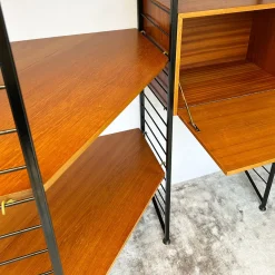 Modulares Ladderax Eckregal von Robert Heal für Staples, 1960er
