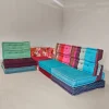 Modulares Mah Jong 4-Sitzer Sofa in Blau von H. Hopfer für Roche Bobois, 1990er, 4er Set