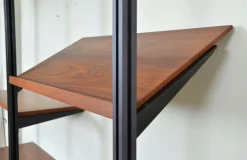 Modulares Mid-Century Omni Regalsystem aus Nussholz von George Nelson für Herman Miller, 1952