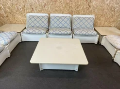 Modulares Mid-Century Space Age Sofa aus Glasfaser, 10er Set