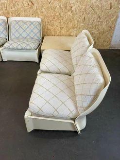 Modulares Mid-Century Space Age Sofa aus Glasfaser, 10er Set