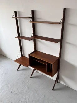 Modulares skandinavisches Bücherregal von John Texmon, 1950er