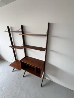 Modulares skandinavisches Bücherregal von John Texmon, 1950er