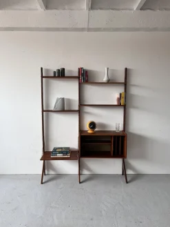 Modulares skandinavisches Bücherregal von John Texmon, 1950er