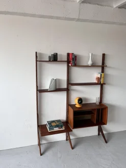 Modulares skandinavisches Bücherregal von John Texmon, 1950er