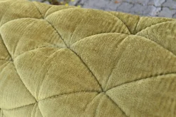 Modulares Sofa aus Olivgrünem Samtstoff von Laauser, 1970er, 7 Set