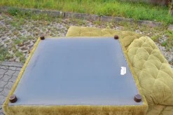 Modulares Sofa aus Olivgrünem Samtstoff von Laauser, 1970er, 7 Set