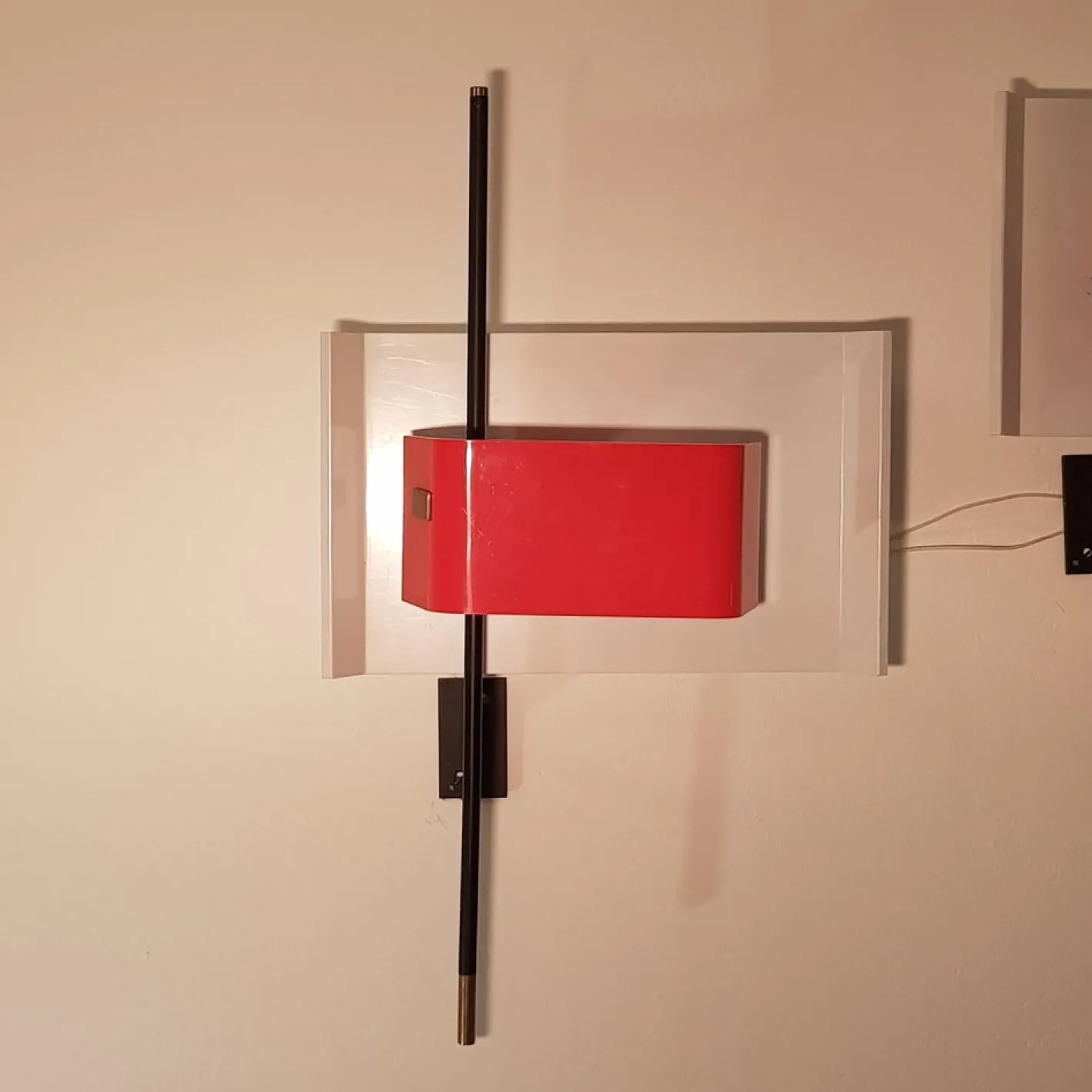 Mod. 2020 Wandlampen von Bruno Gatta für Stilnovo, 1955, 2er Set