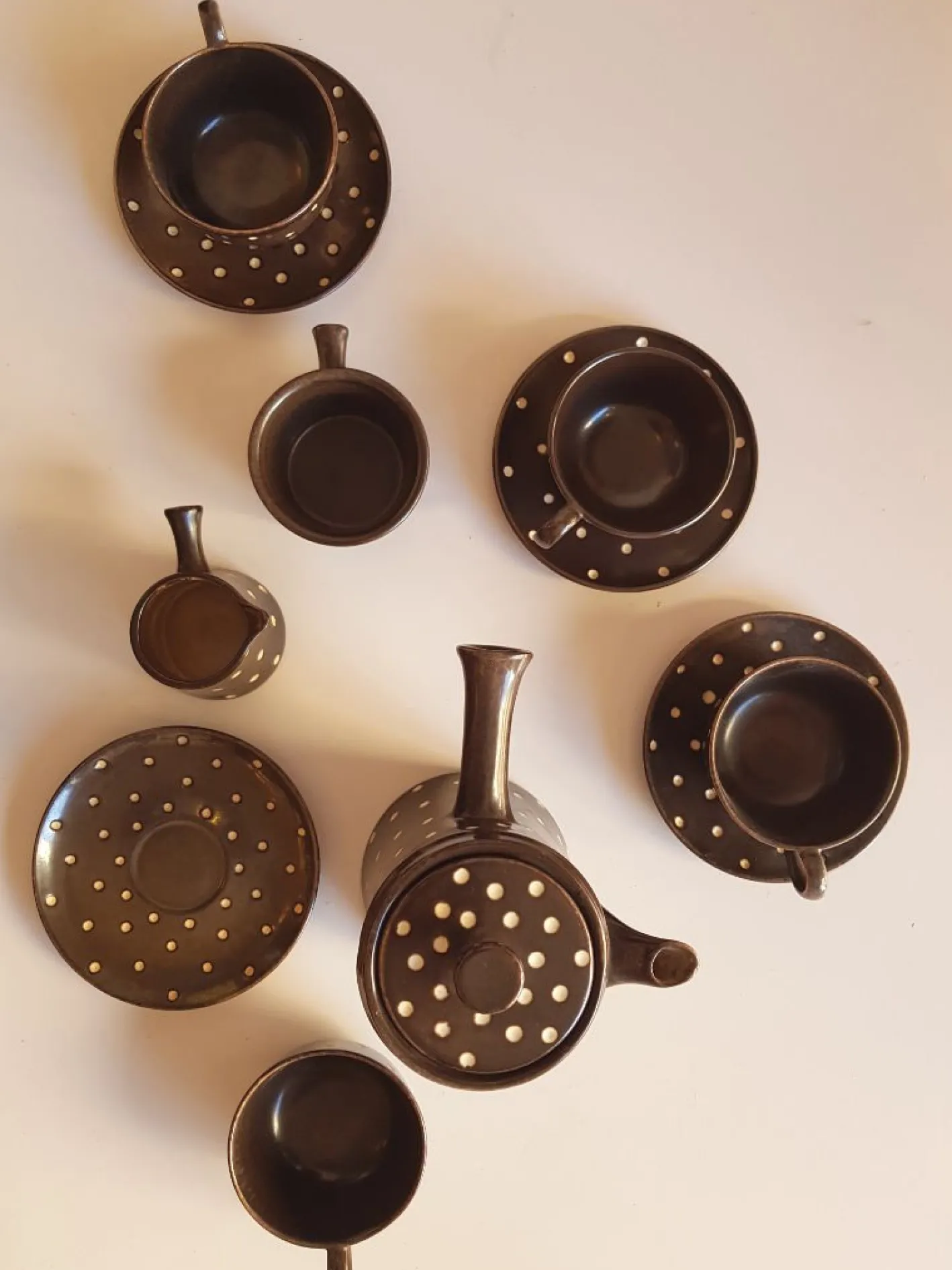 Mokka Set von Hedwig Bollhagen, 1950er