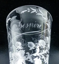 Molato Kristallglas Tasse, Mitte 20. Jh., Frankreich