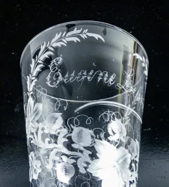 Molato Kristallglas Tasse, Mitte 20. Jh., Frankreich