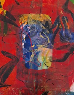 Monika Rossa, Abstraction, 2026, Ölgemälde auf Leinwand