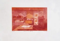 Monique Pehem, Drouot Rive Gauche, 1980, Radierung